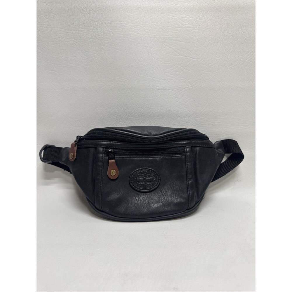 Aspen Woods Fanny Pack Tandem Bag Black Cross Body Bag Adjustable Strap
